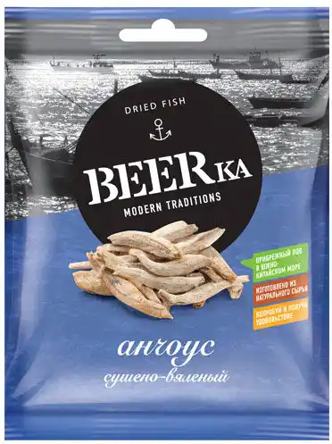 Анчоус BEERka сушено-вяленый