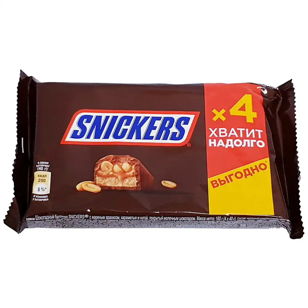 Батончик Mars Snickers