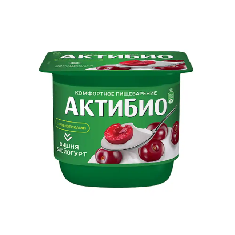 Биойогурт АктиБио Вишня