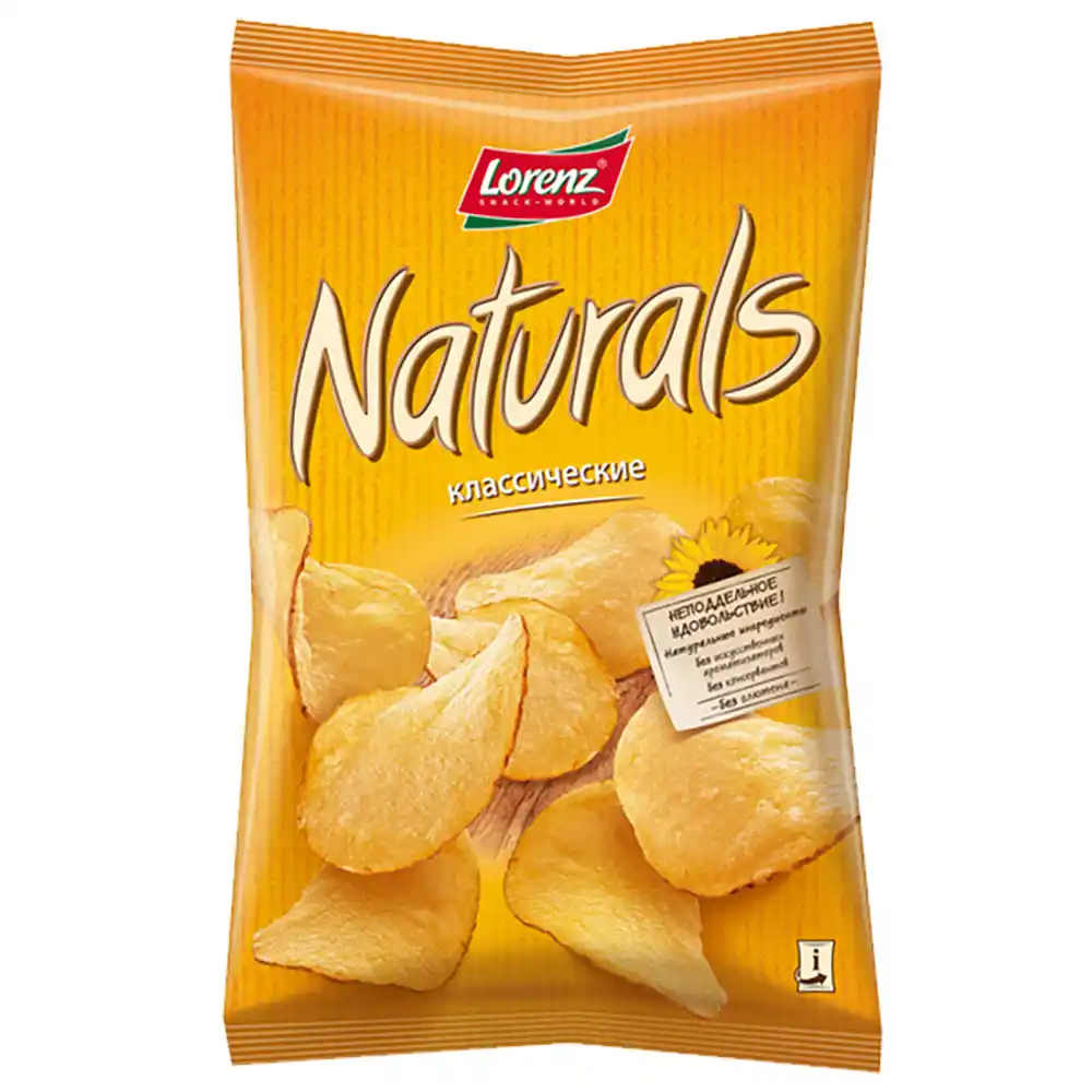 Чипсы Naturals картофельные