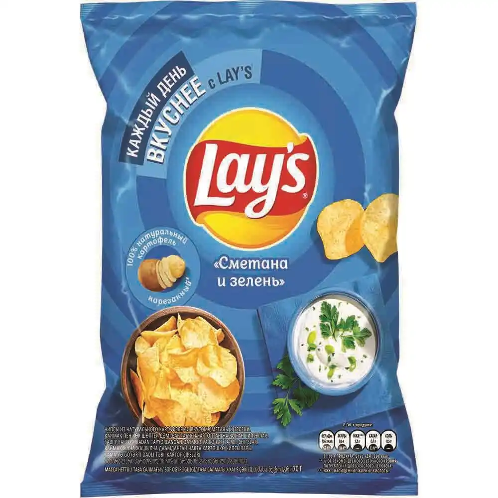 Чипсы Lay's Сметана