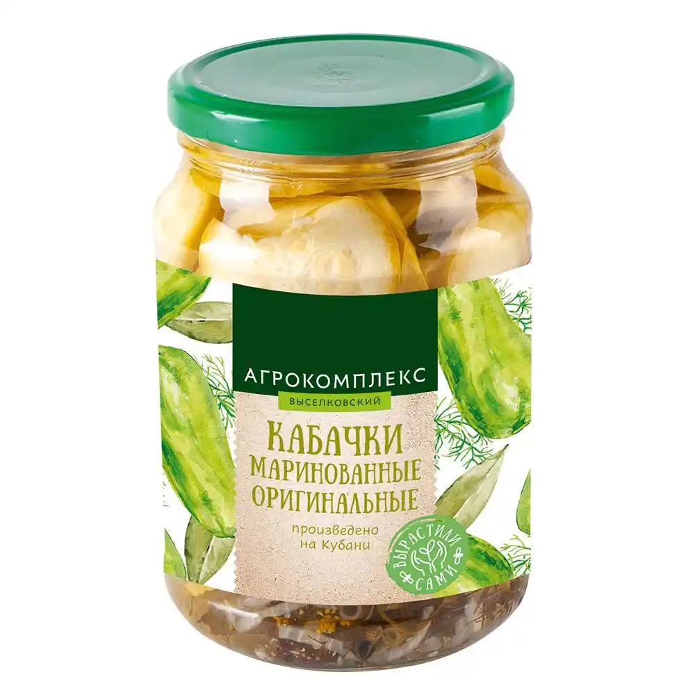 Кабачки Агрокомплекс маринованные