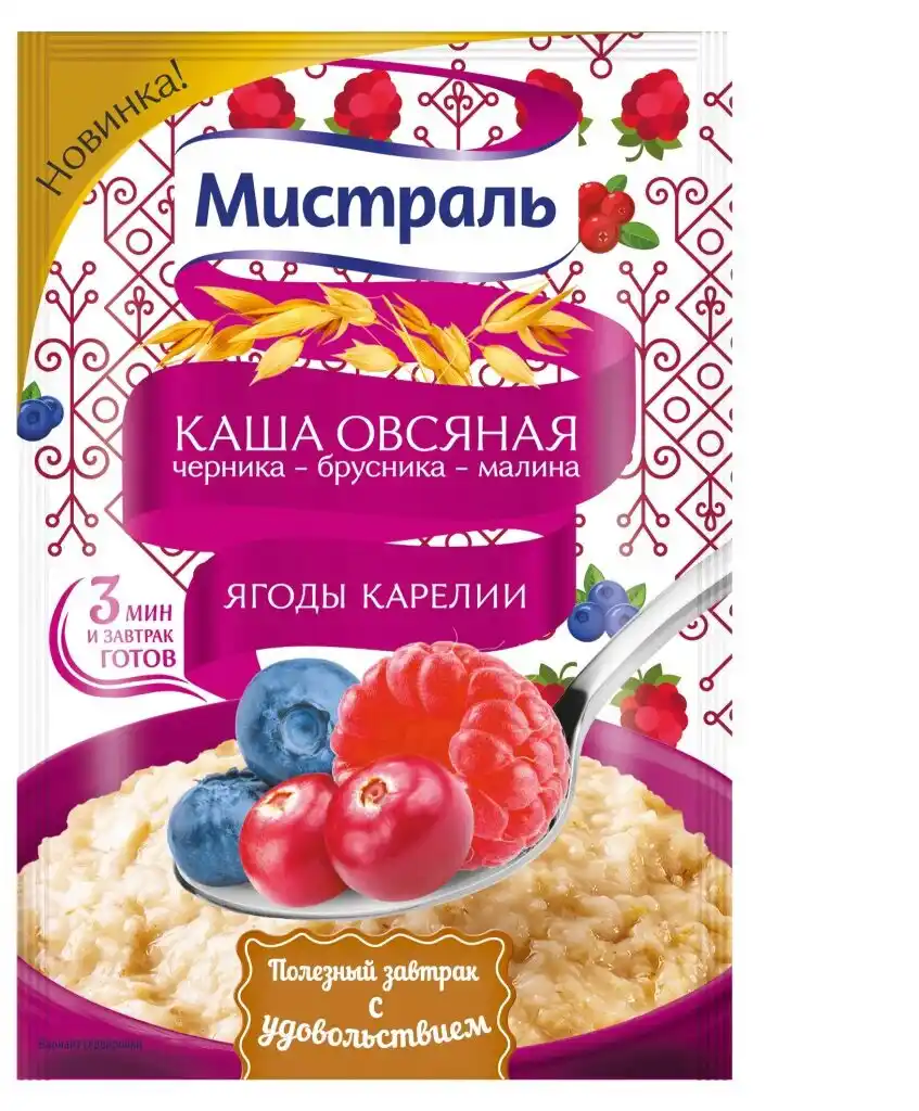 Каша Мистраль овсяная