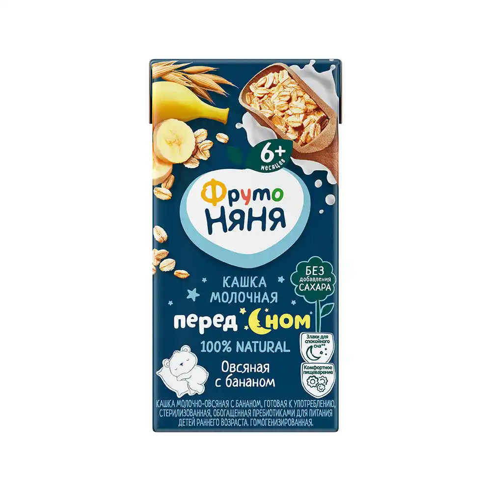 Кашка ФрутоНяня молочно-овсяная