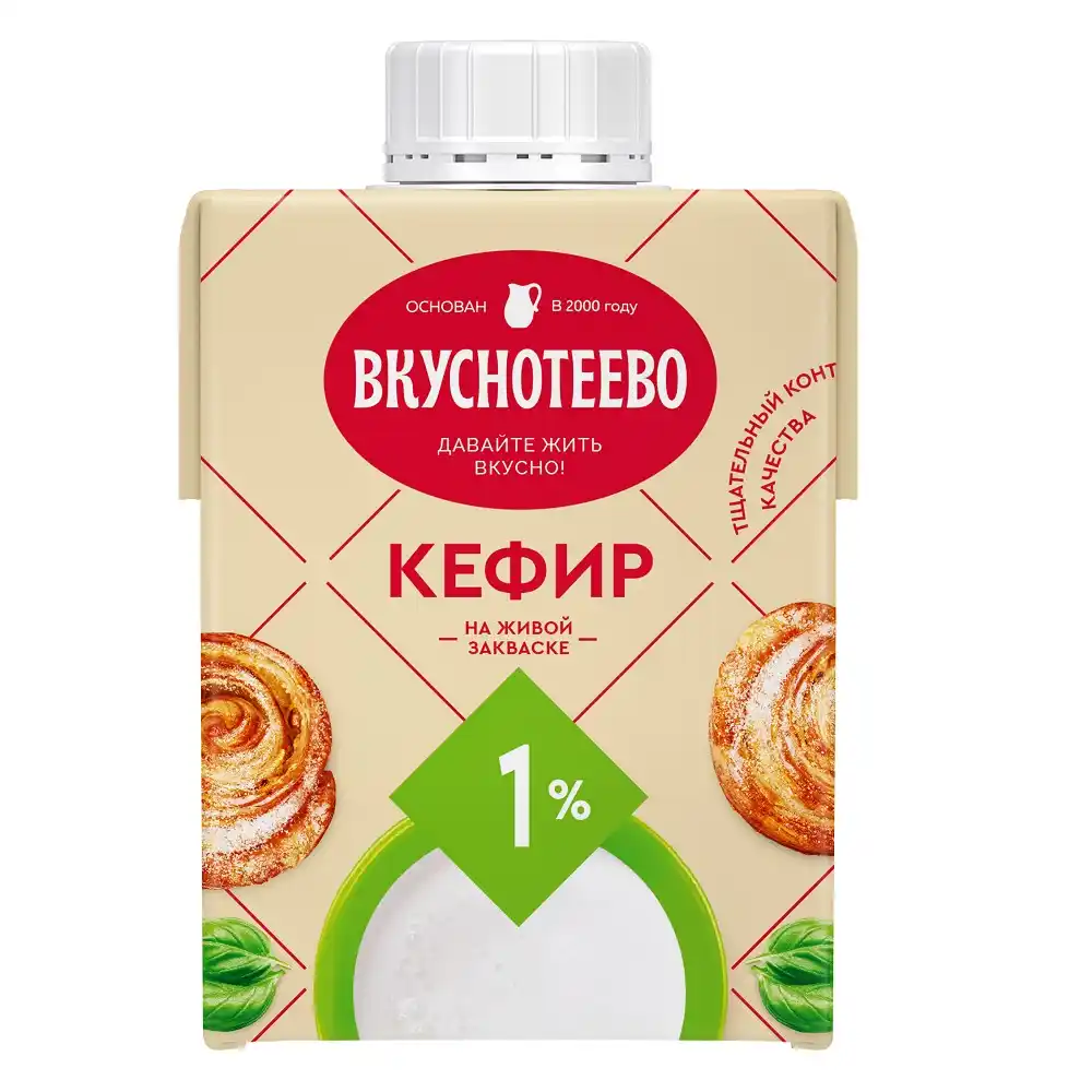 Кефир Вкуснотеево %