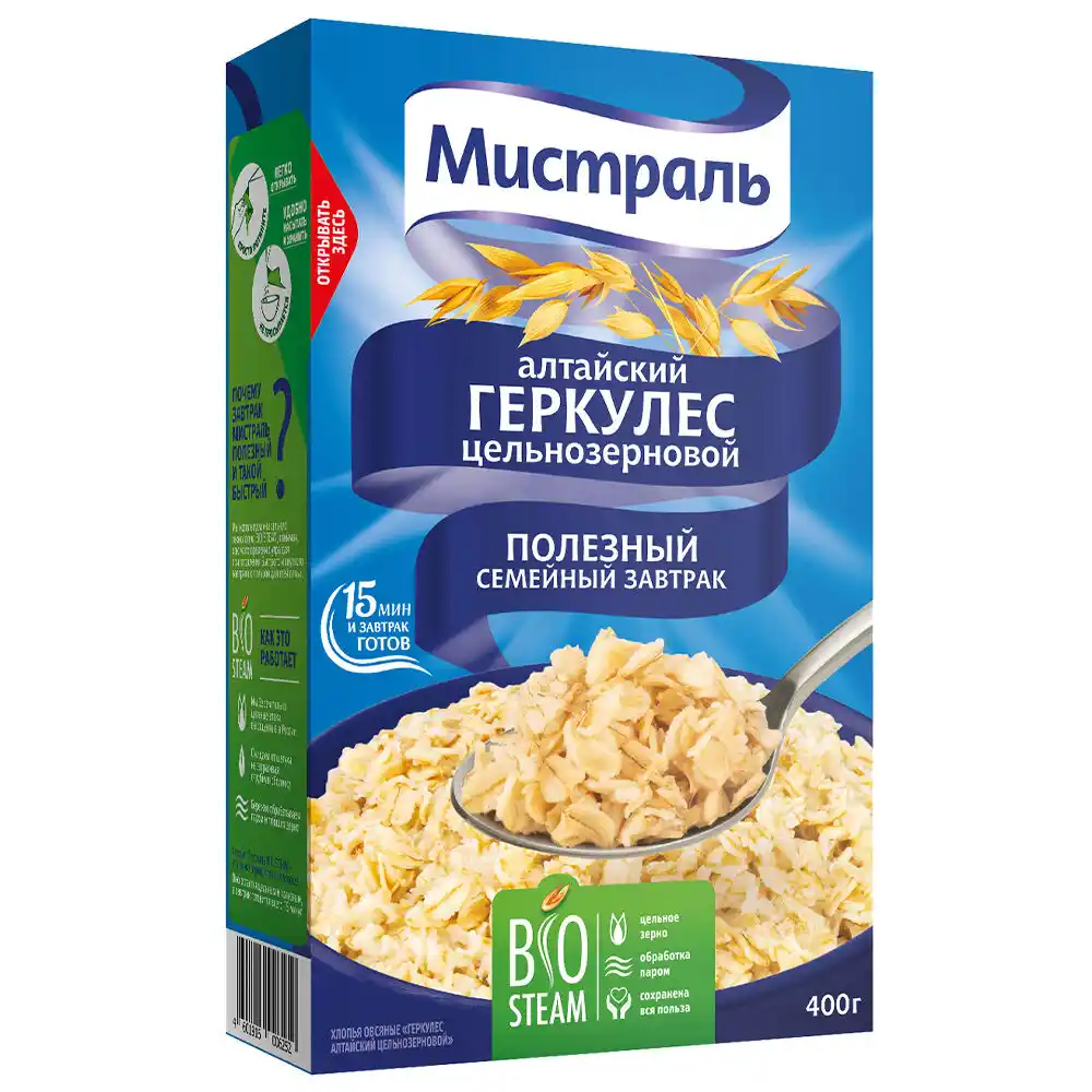 Хлопья Мистраль овсяные