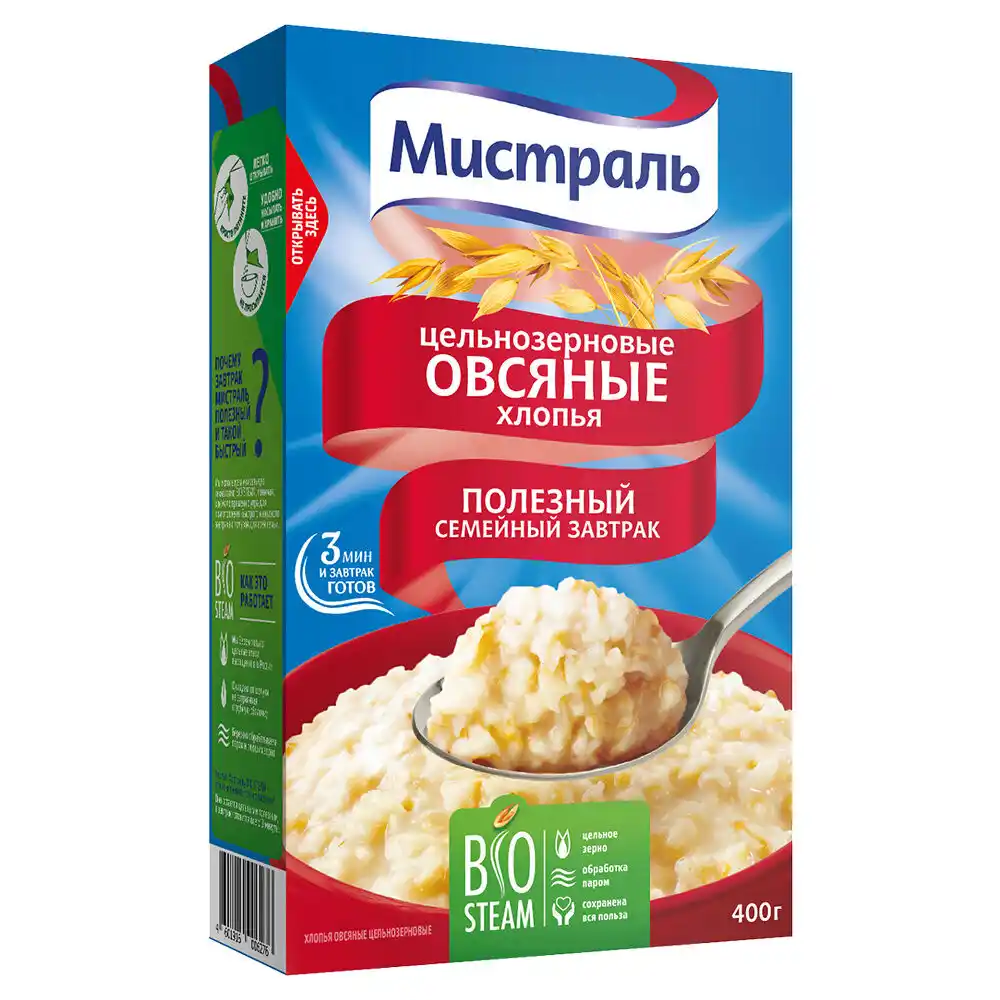 Хлопья Мистраль овсяные