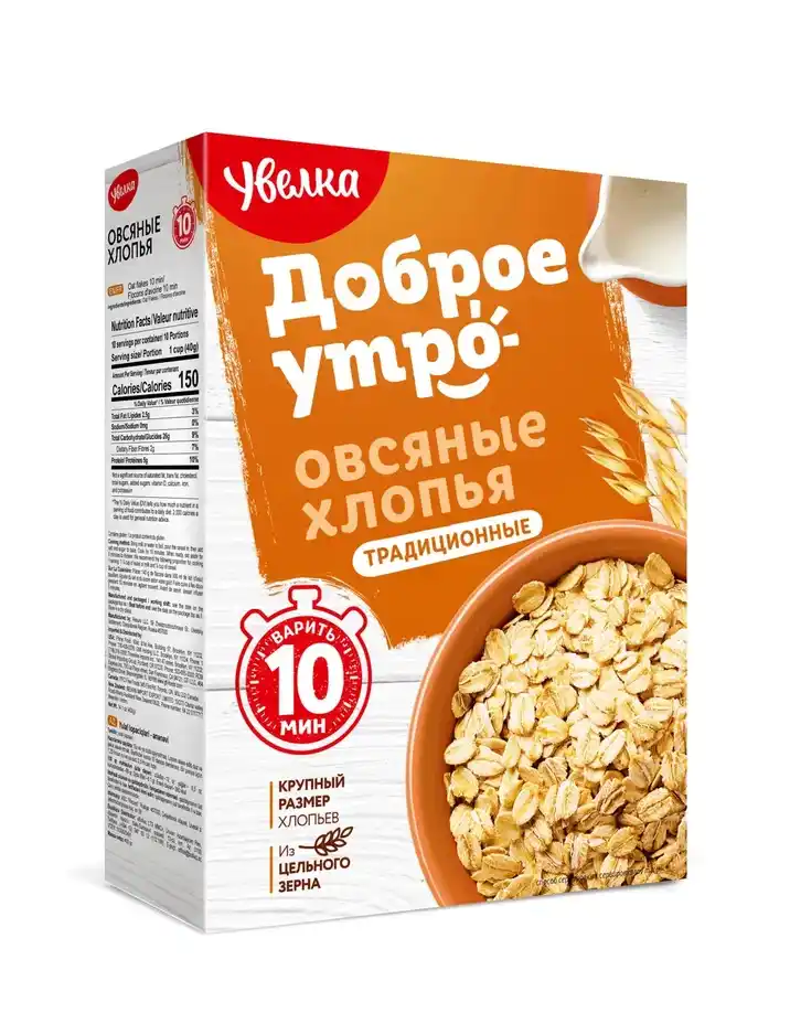 Хлопья Увелка овсяные