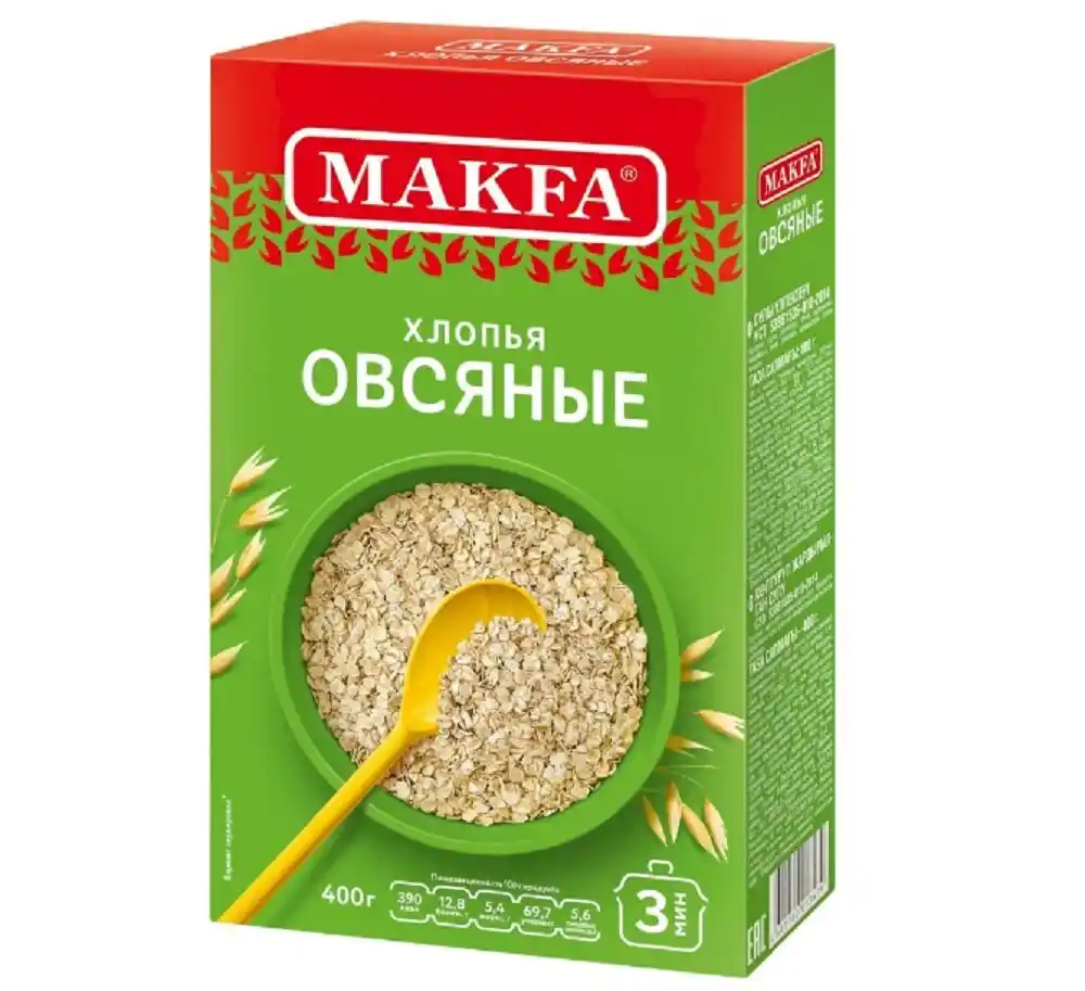 Хлопья Макфа овсяные