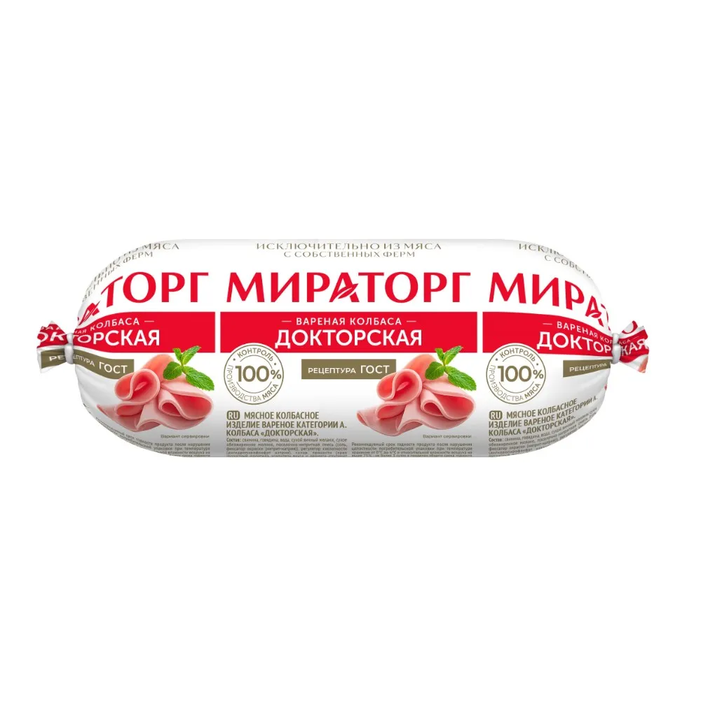 Колбаса Мираторг Докторская