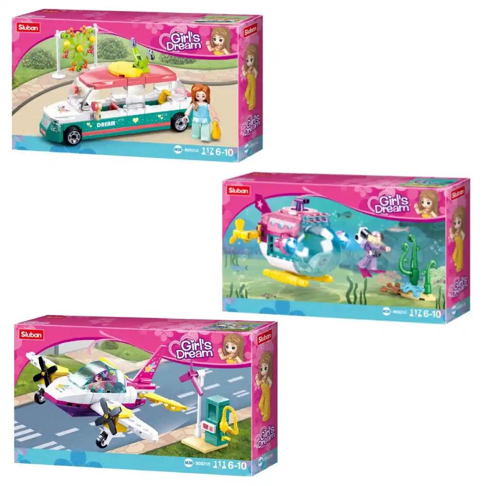 Конструктор Sluban Розовая