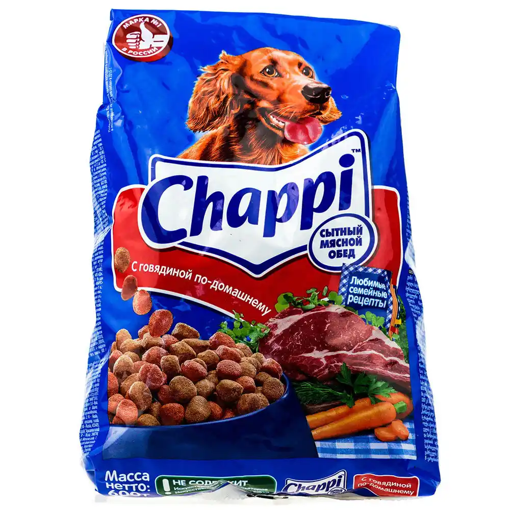 Корм Chappi говядина