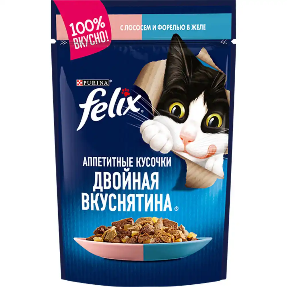 Корм Felix лосось