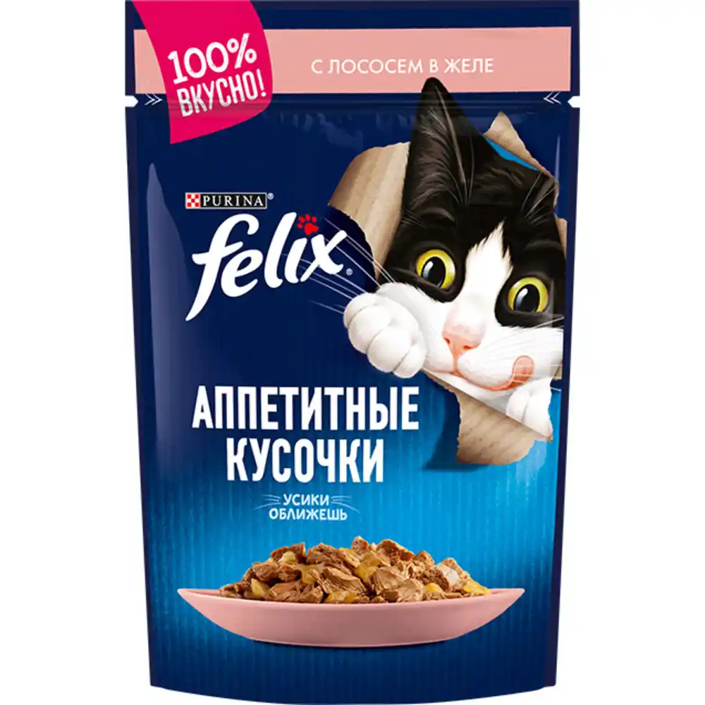 Корм Felix лосось