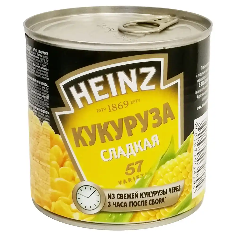 Кукуруза Heinz консервированная