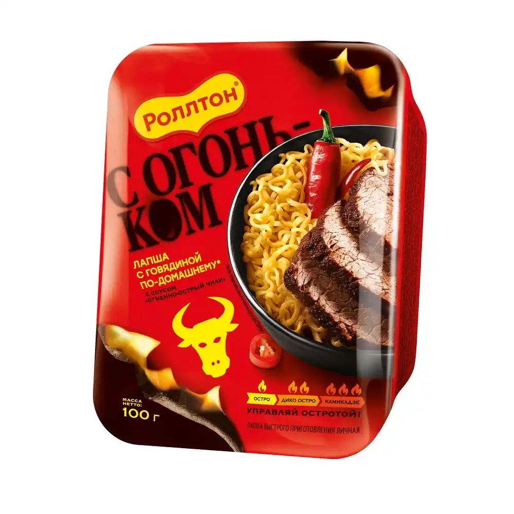 Лапша Роллтон Говядина