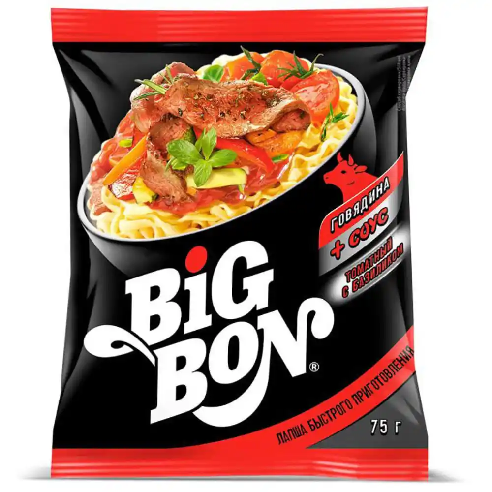 Лапша БигБон говядина