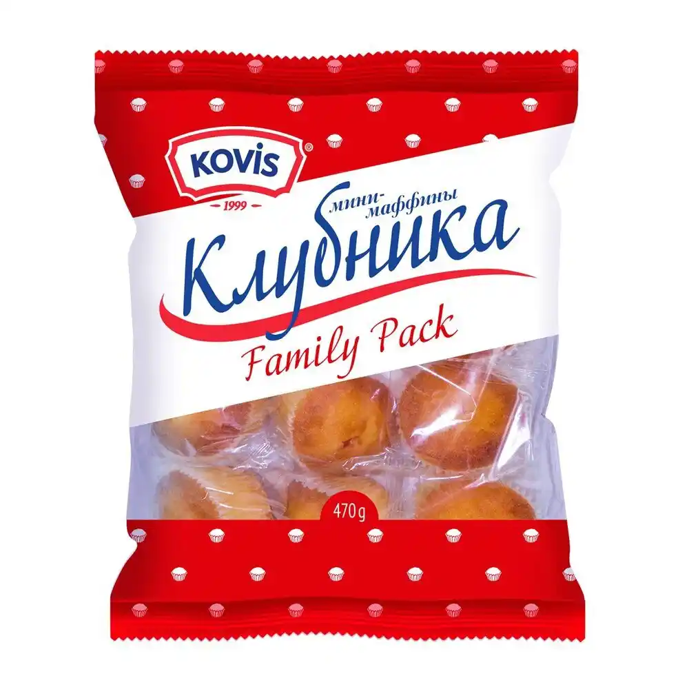 Мини-маффины Kovis Клубника