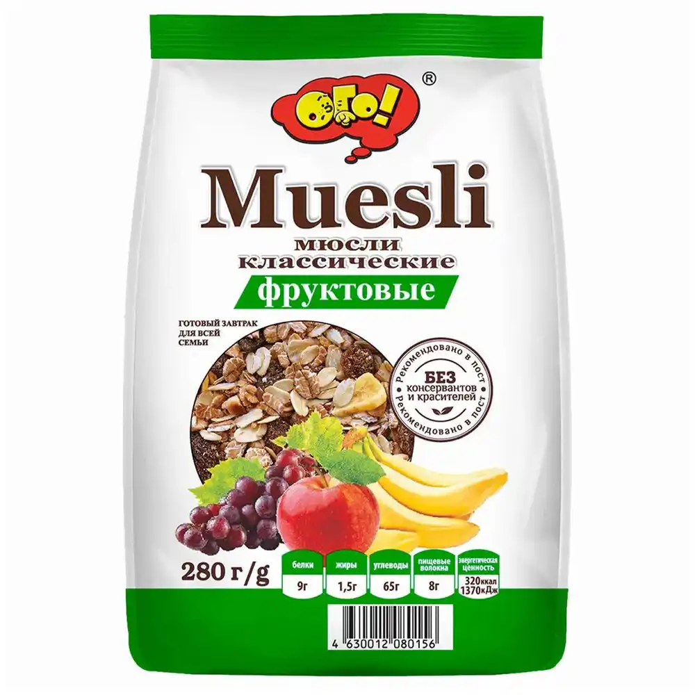 Мюсли ОГО! Фруктовые