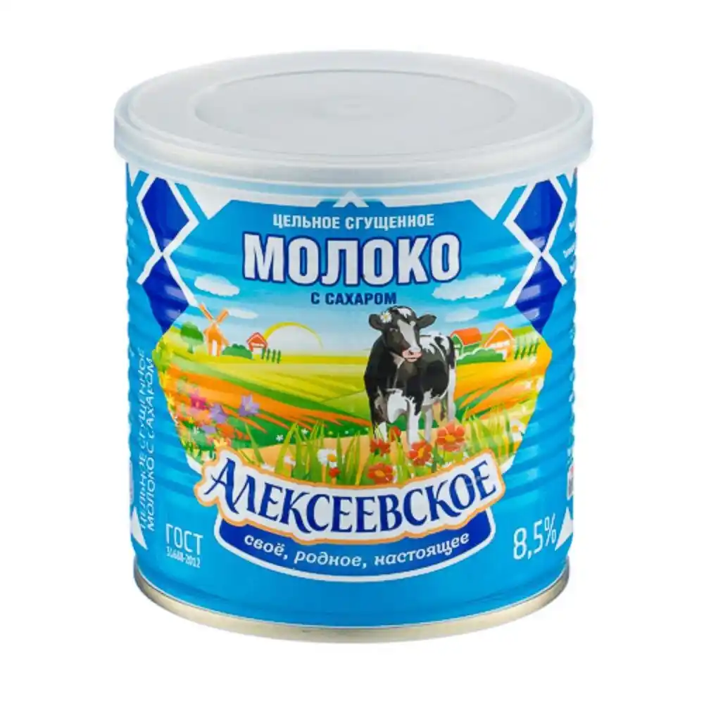 Молоко сгущенное Алексеевское
