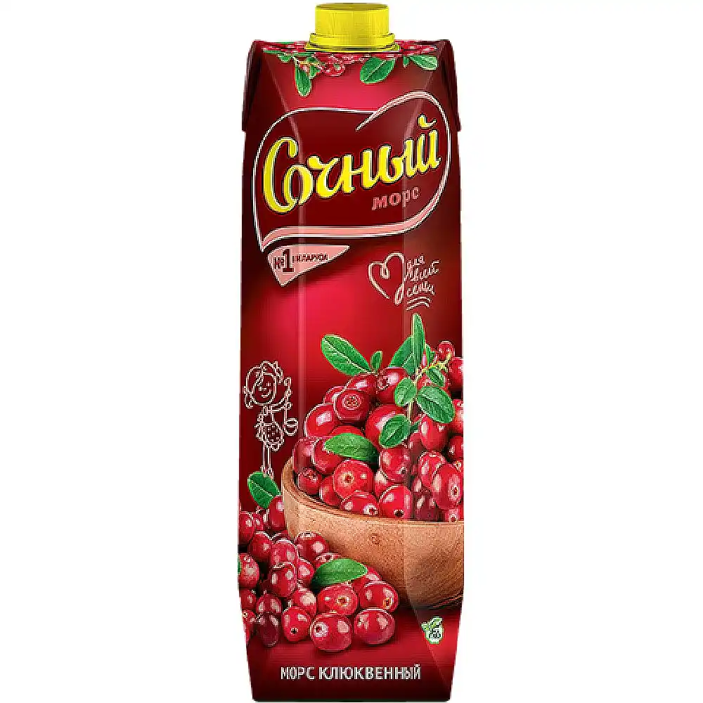 Морс Сочный Клюквенный