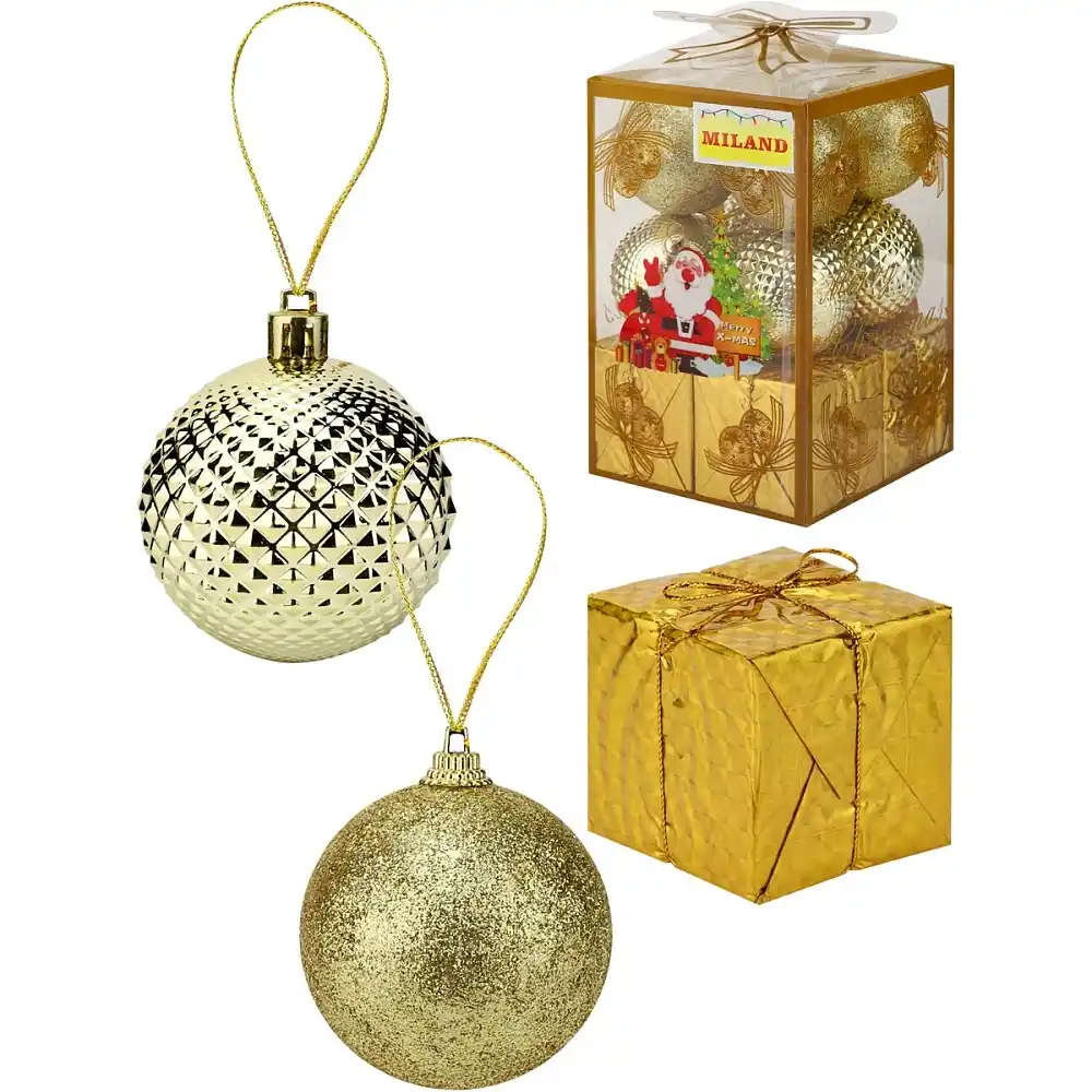 Набор золотых новогодних