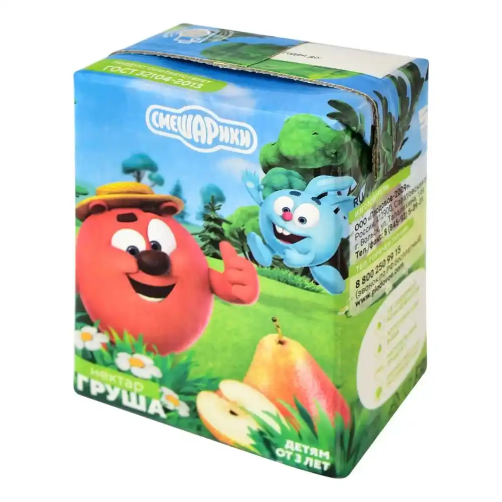 Нектар СМЕШАРИКИ Грушевый