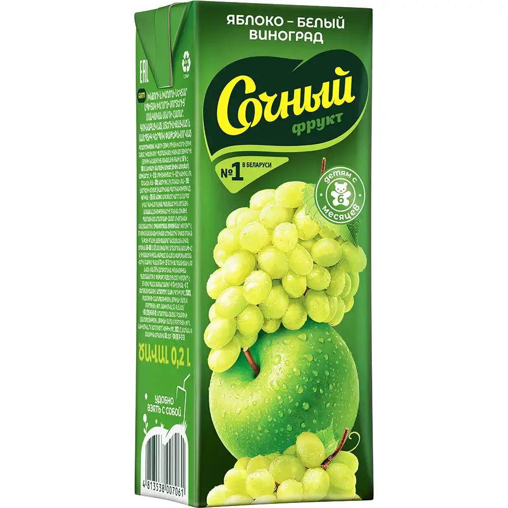 Нектар Сочный Яблоко-Белый