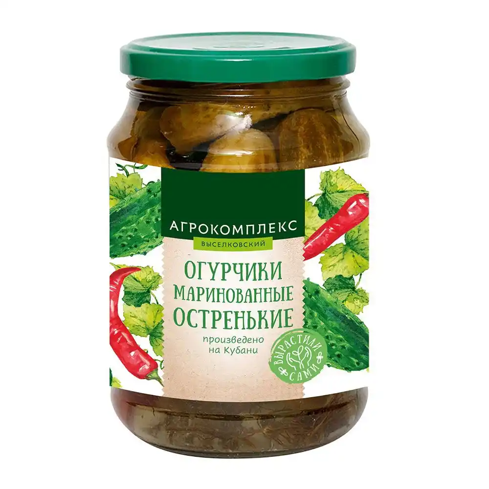 Огурчики Агрокомплекс маринованные