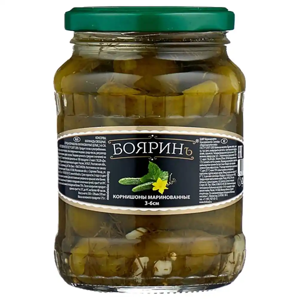 Огурцы Бояринъ маринованные