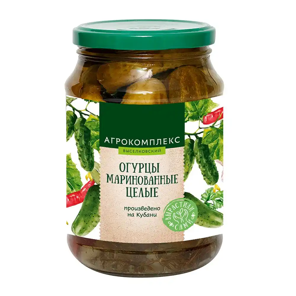 Огурцы Агрокомплекс маринованные