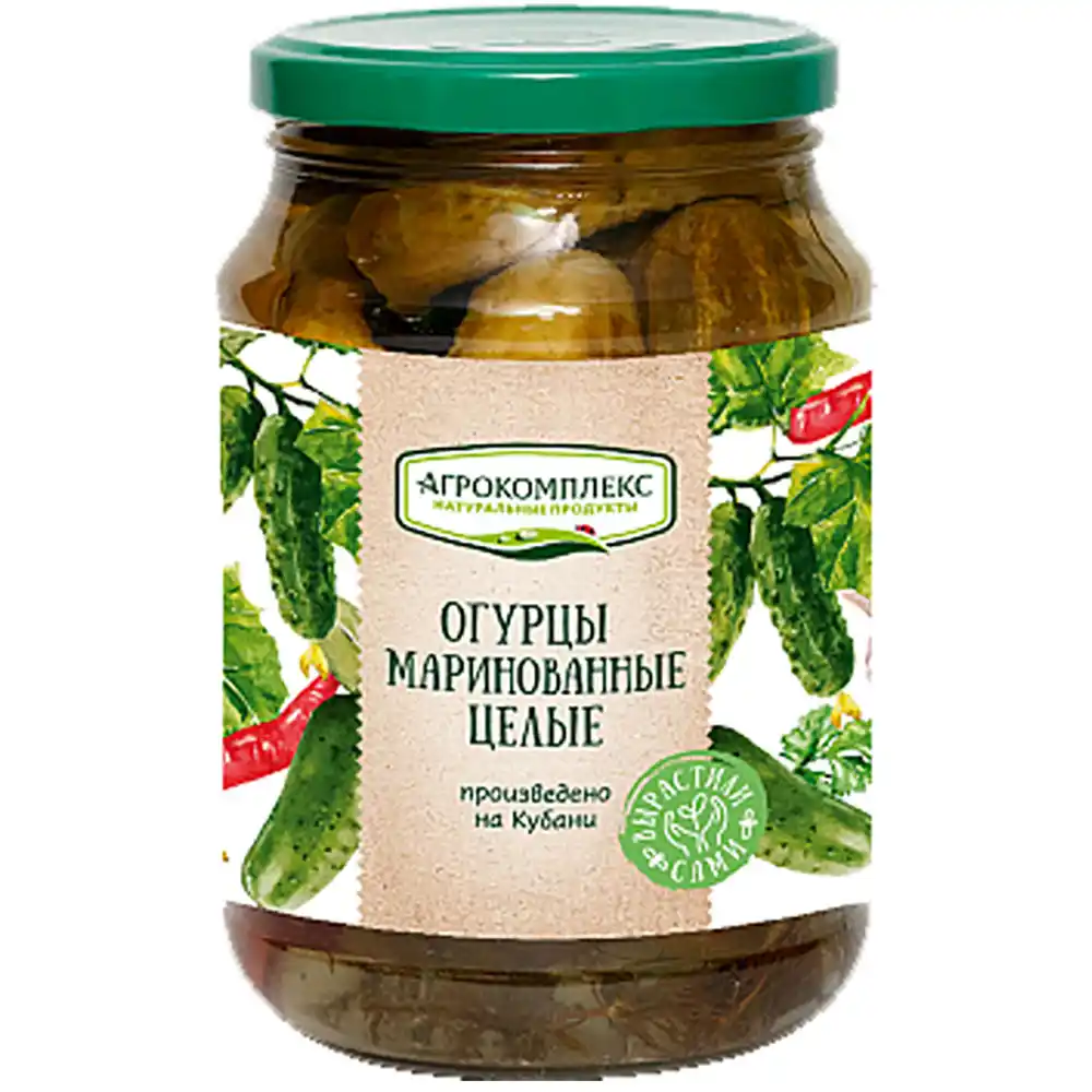 Огурцы Агрокомплекс маринованные
