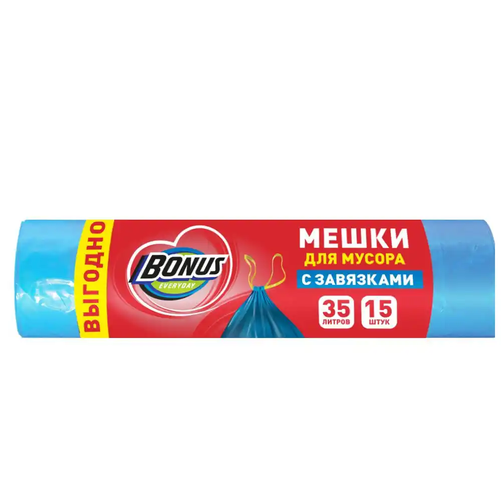 Пакеты д/мусора Bonus