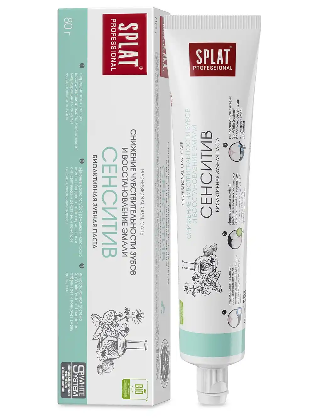 Паста зубная Splat