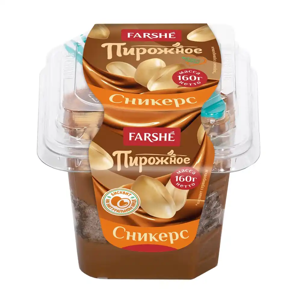 Пирожное Farshe Сникерс
