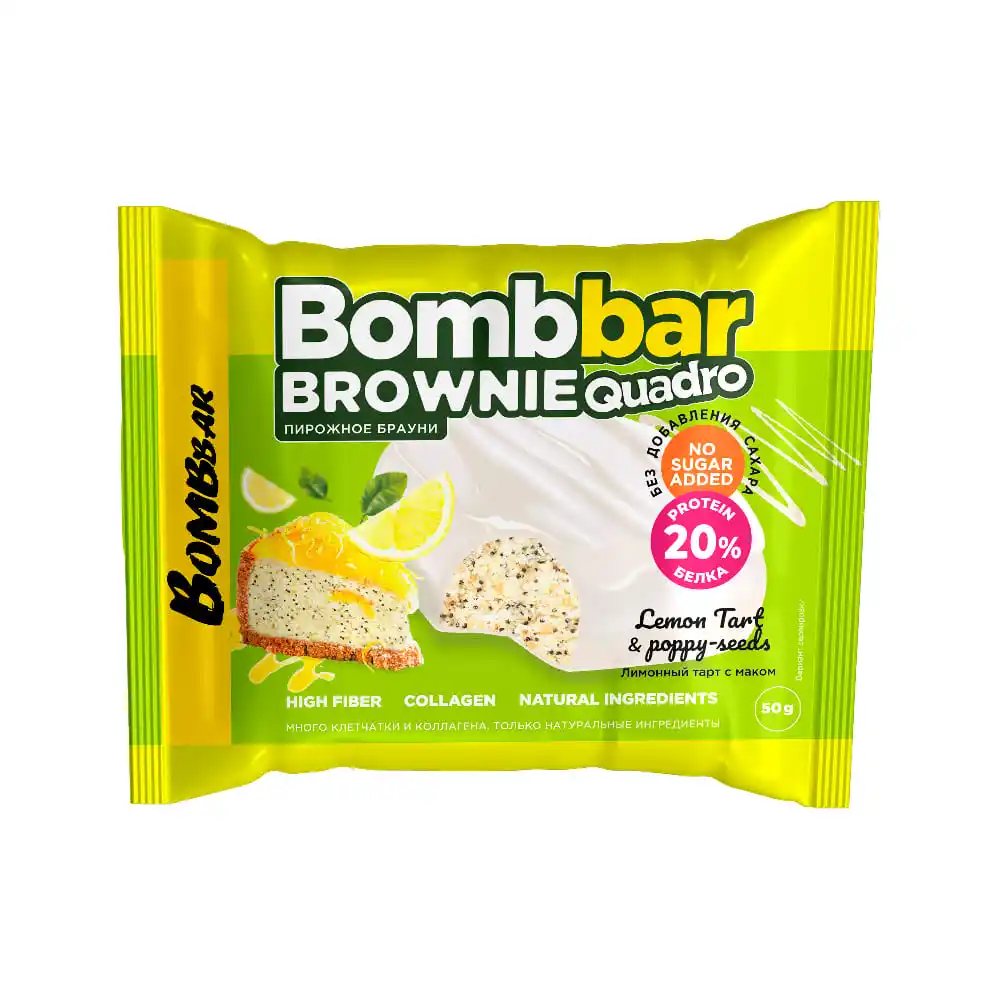 Пирожное BOMBBAR Лимонный