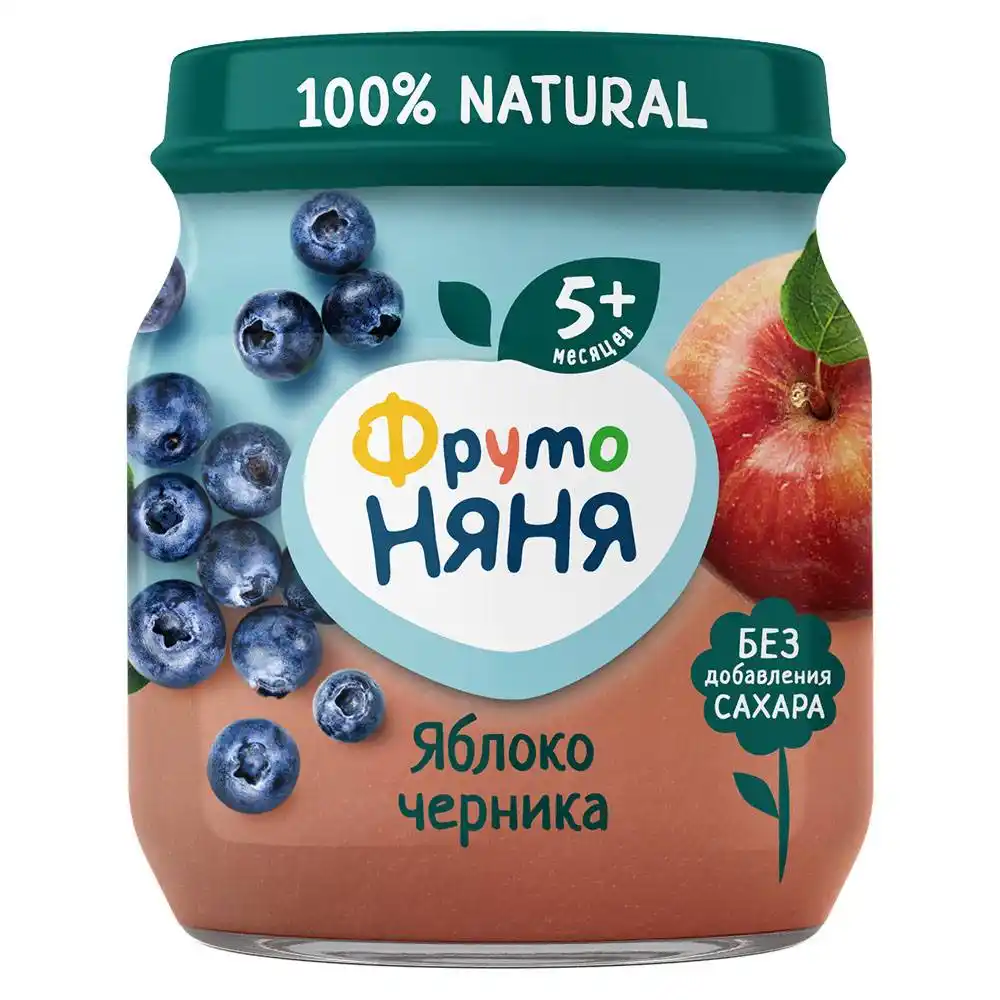 Пюре ФрутоНяня яблоко-черника