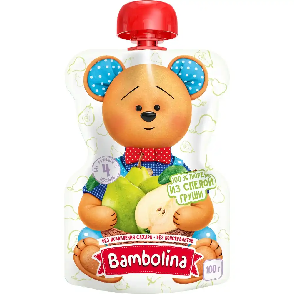 Пюре Bambolina Грушевое