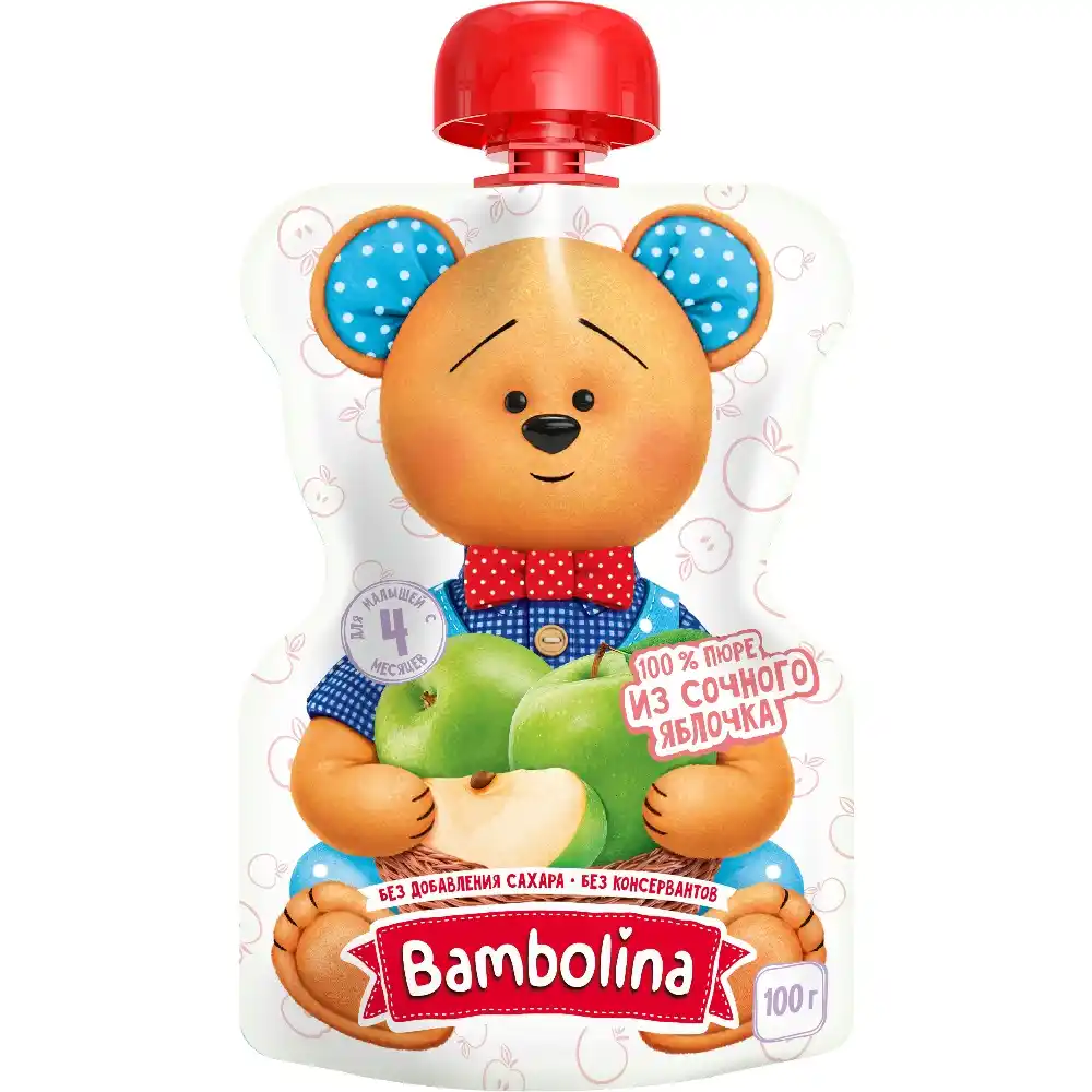 Пюре Bambolina Яблочное