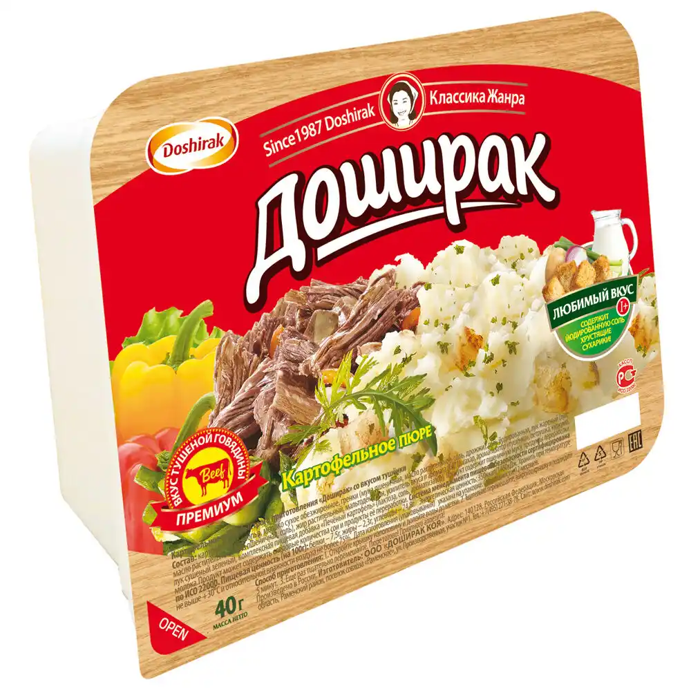 Пюре Доширак со