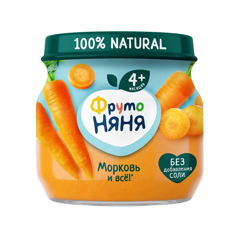 Пюре ФрутоНяня морковь