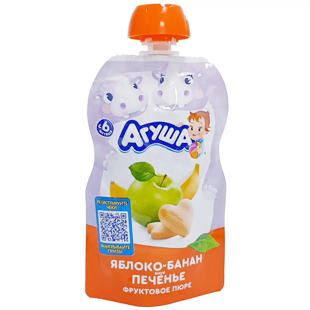 Пюре Агуша яблоко