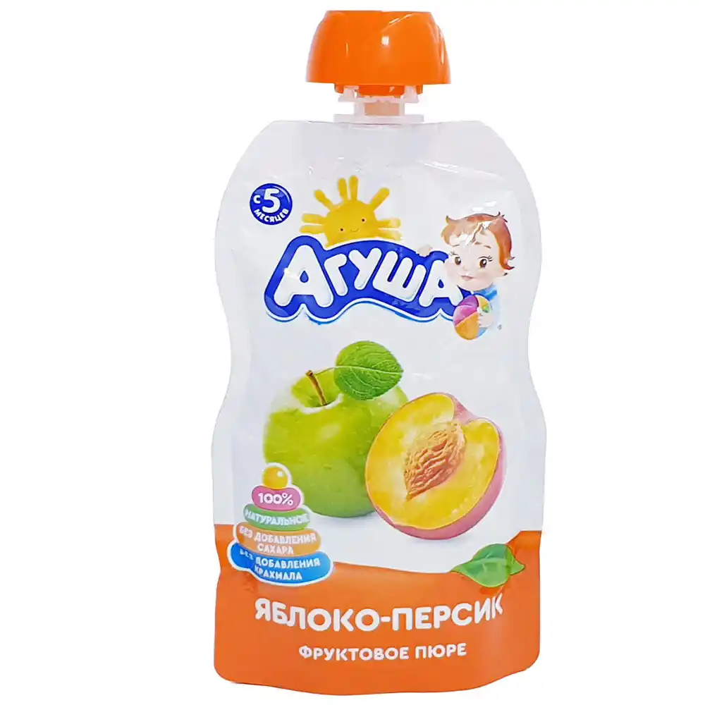 Пюре Агуша Яблоко-персик