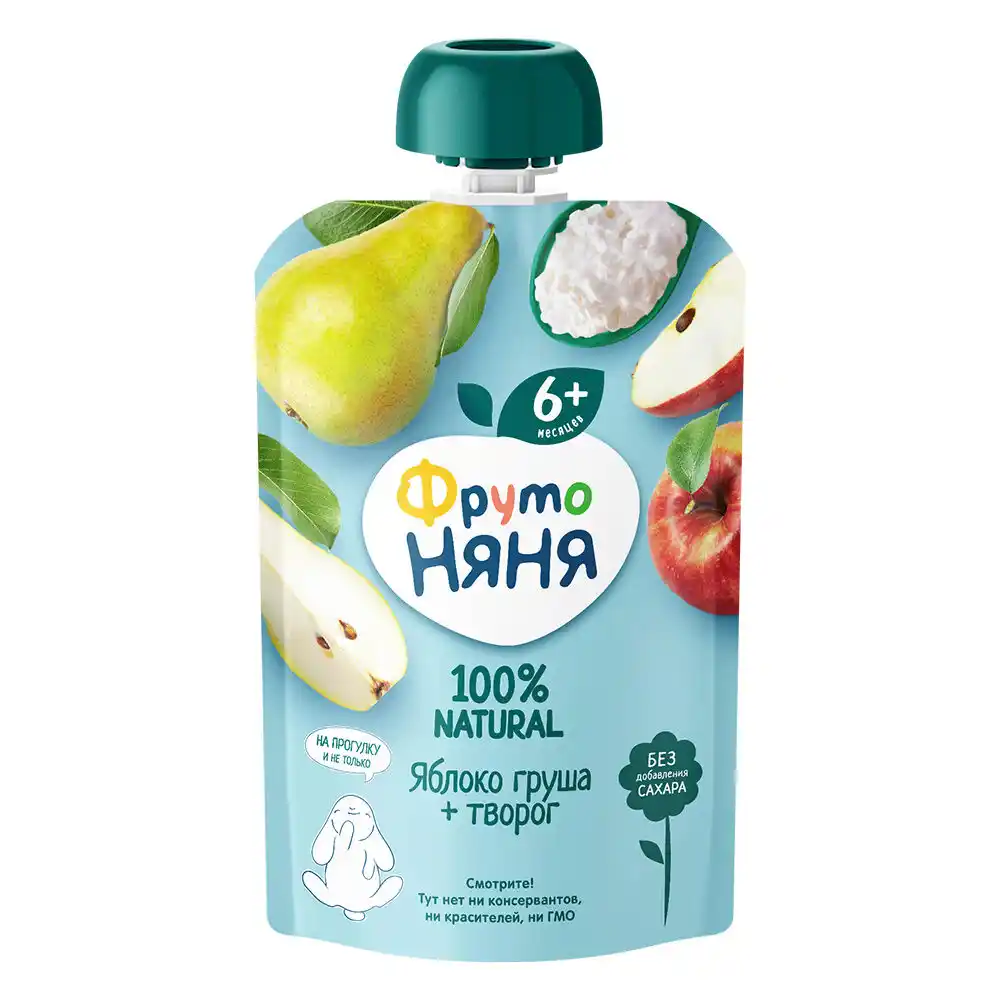 Пюре ФрутоНяня яблочно-грушевое