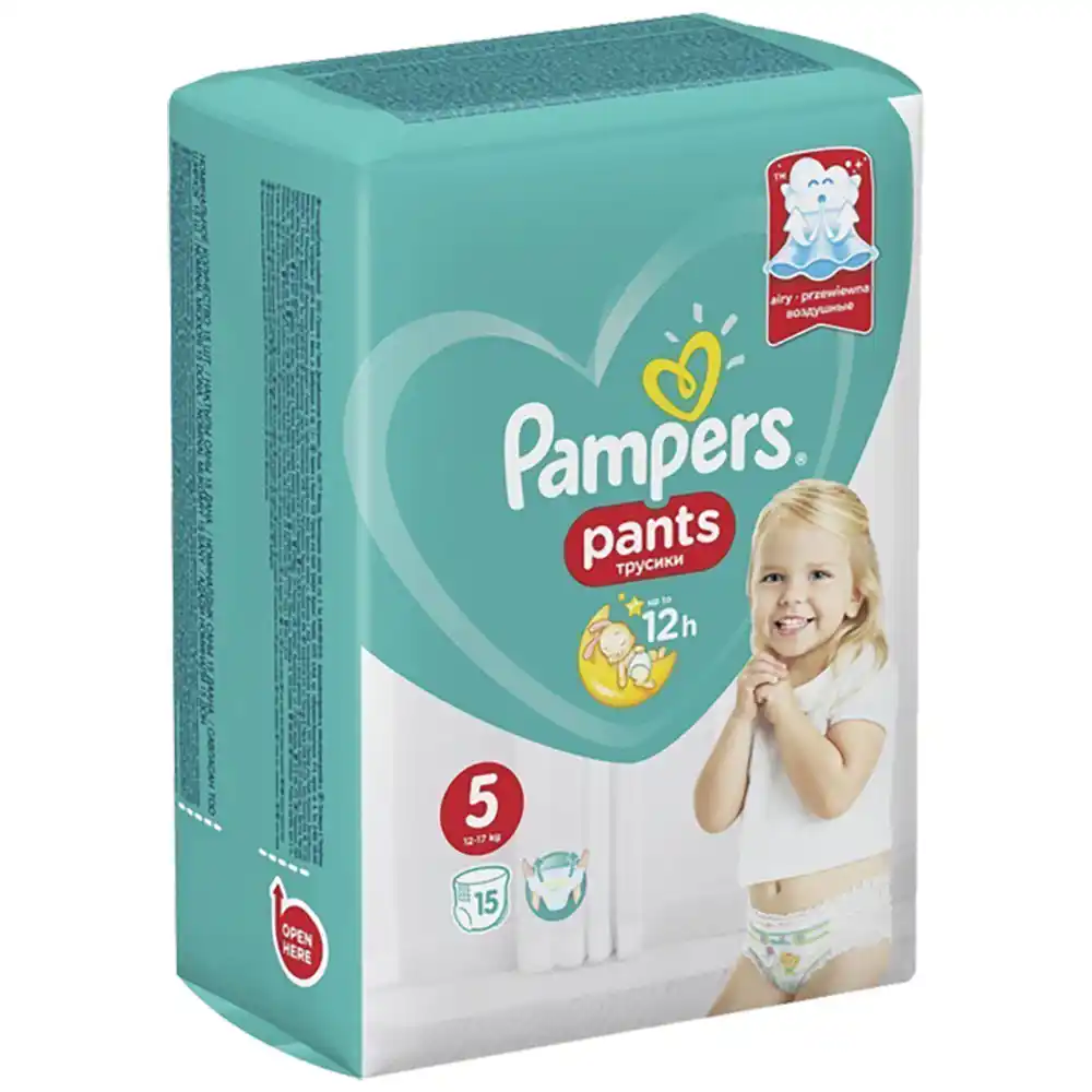 Подгузники-трусики PAMPERS д/мальчиков