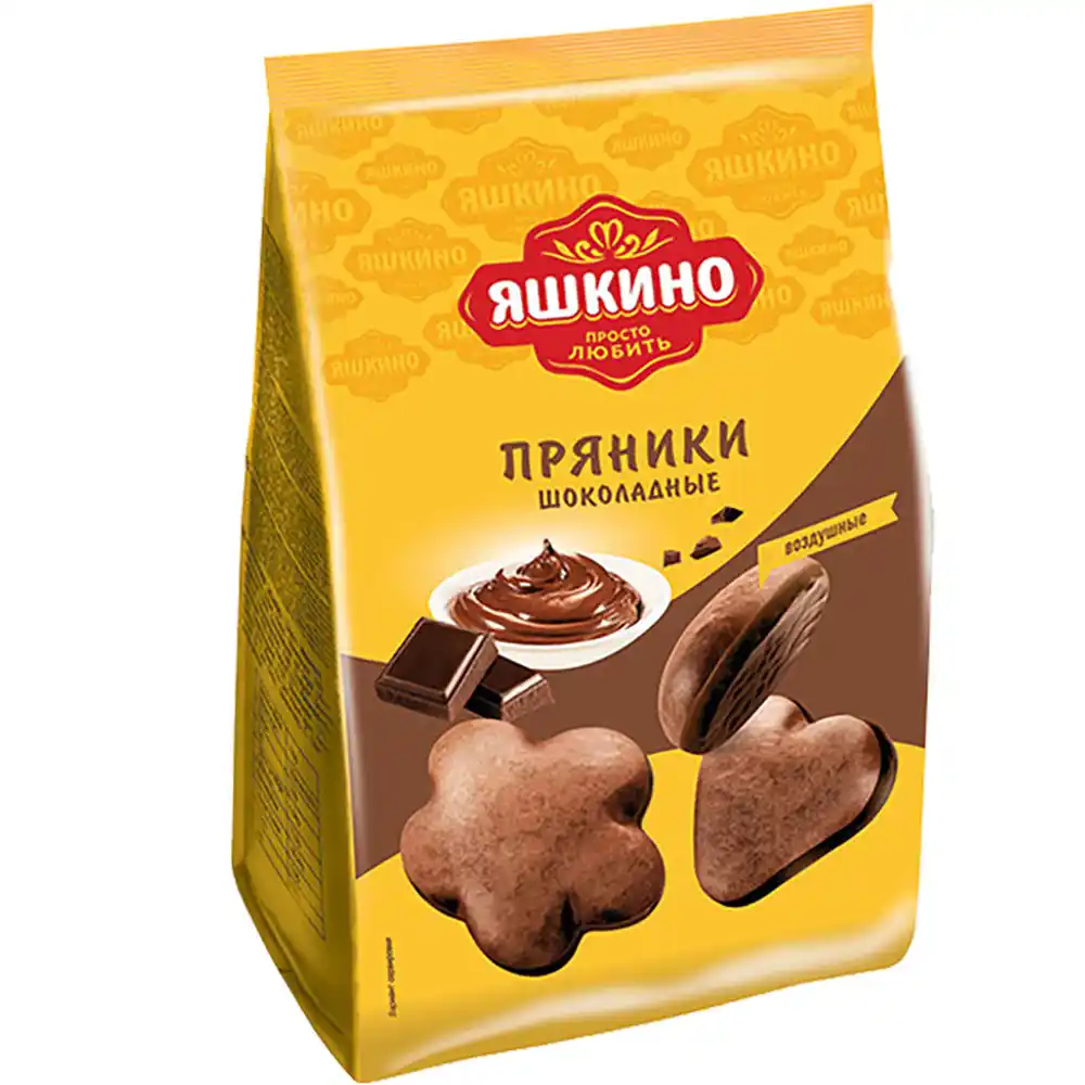 Пряники Яшкино Шоколадные