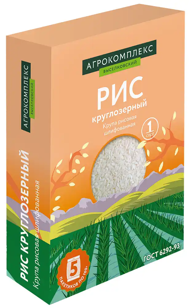 Рис круглозерный в/п