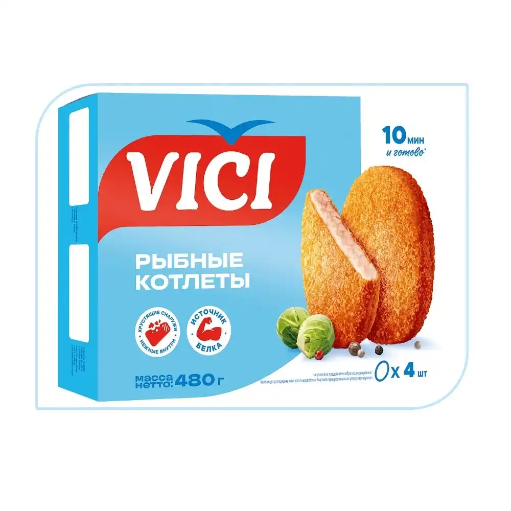 Рыбные котлеты VICI