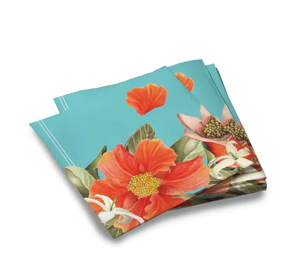 Салфетки бумажные трехслойные