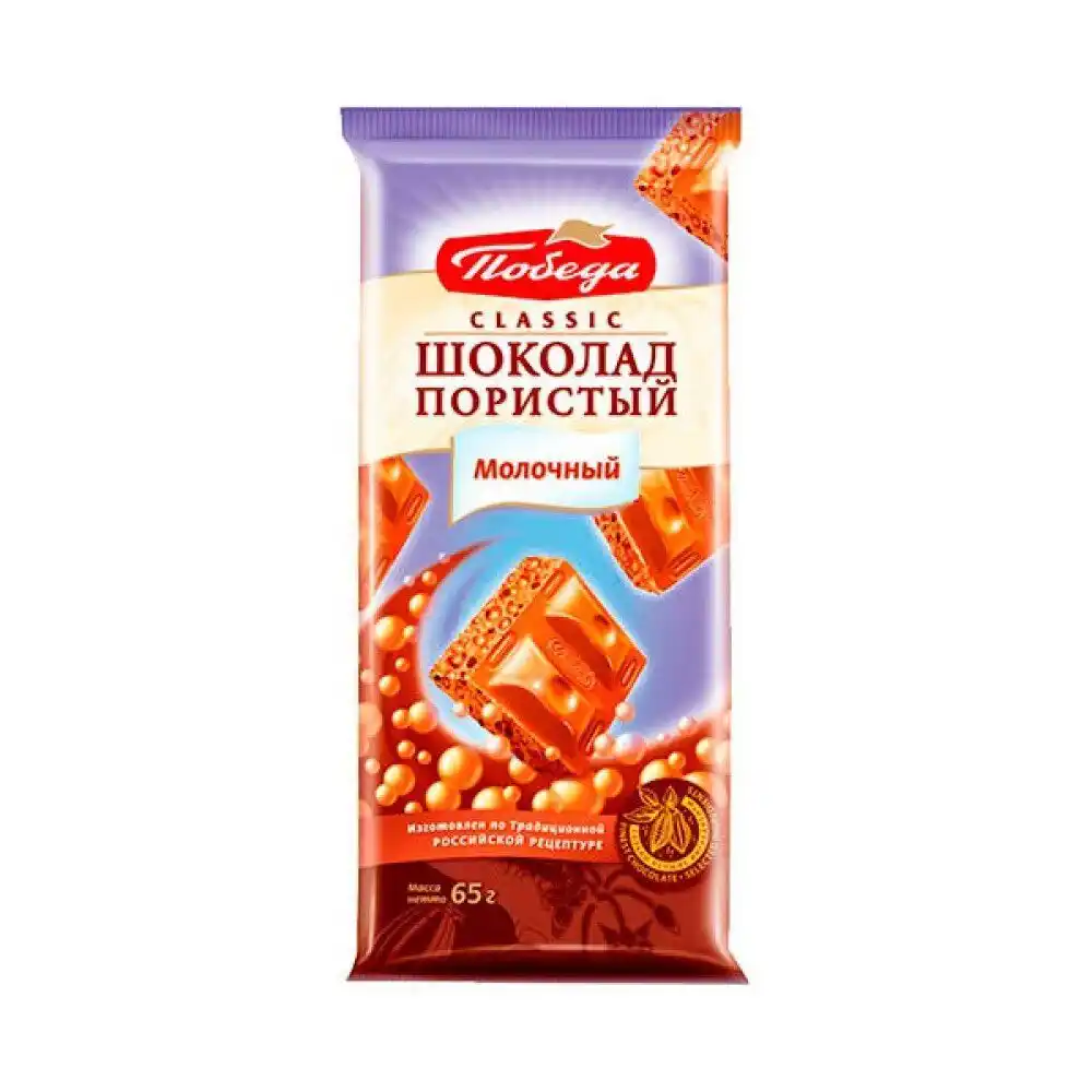 Шоколад Победа молочный